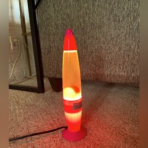 Pink LED Lava Lamp